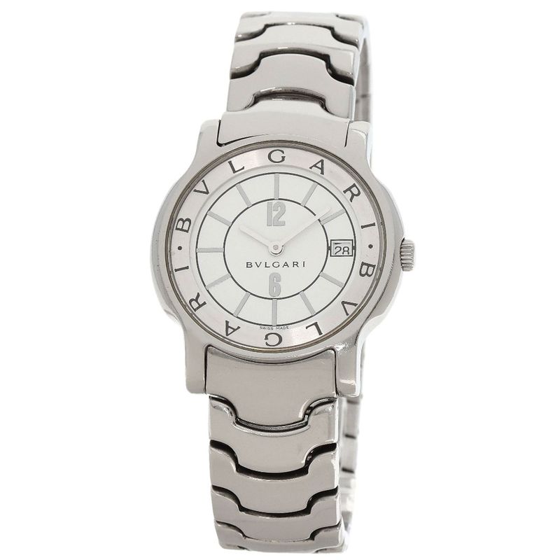 Bvlgari Bulgari St35ss Solo Tempo Watch SS Men's