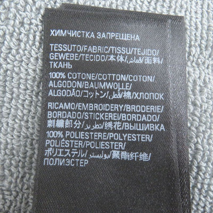 Balenciaga 100% Cotton BB Logo Embroidery Pile Gown Bathrobe Grey XL Size