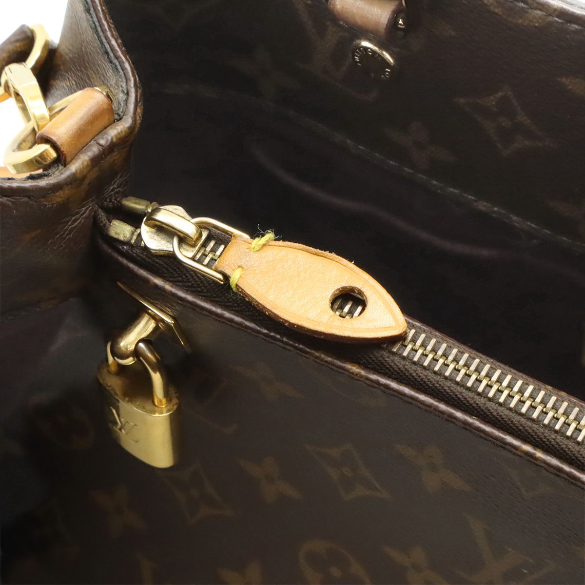 Louis Vuitton Monogram Montaigne MM Handbag 2WAY Shoulder Bag One Shoulder Semi