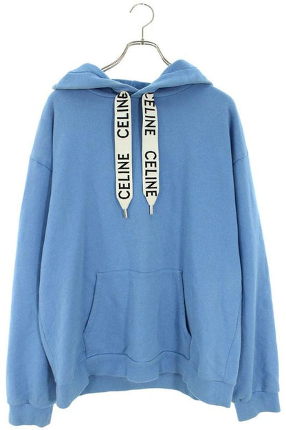 Celine 2y468670q Logo Drawcord Pullover Hoodie Men's XXL