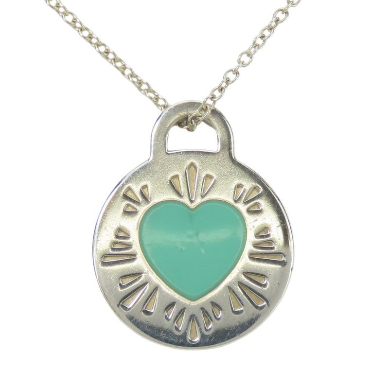 Tiffany & Co Necklace Return To Round 925 Silver Approx 4.0g Silver Tiffany &