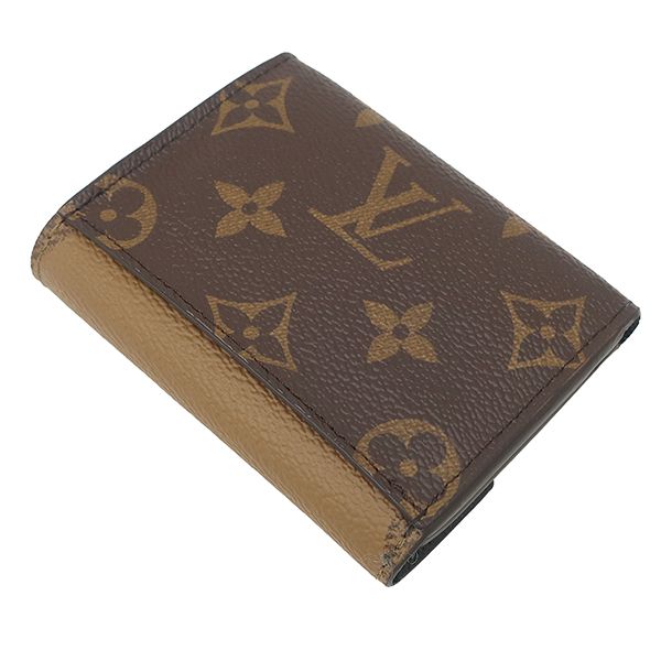 Louis Vuitton Trifold Wallet Portefeuille Zoe Monogram Canvas Monogram Reverse