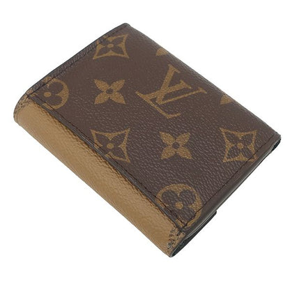 Louis Vuitton Trifold Wallet Portefeuille Zoe Monogram Canvas Monogram Reverse