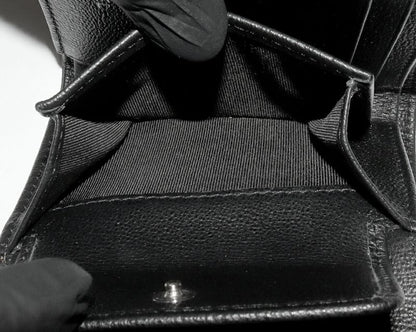 Chanel Trifold Wallet With Coin Purse Coco Mark Small Flap Wallet In Soft