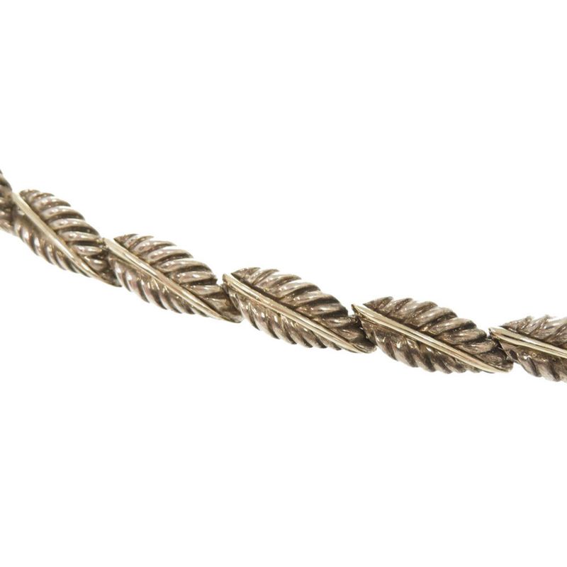 Tiffany & Co 925 Silver 18K Yellow Gold Silver Gold Necklace 0628 Tiffany & Co