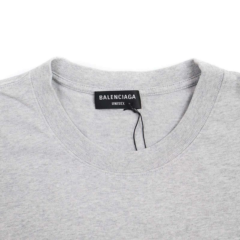 Balenciaga 22ss London Cities Logo T Shirt T-Shirt 612966 Tlvg5 Grey XXL