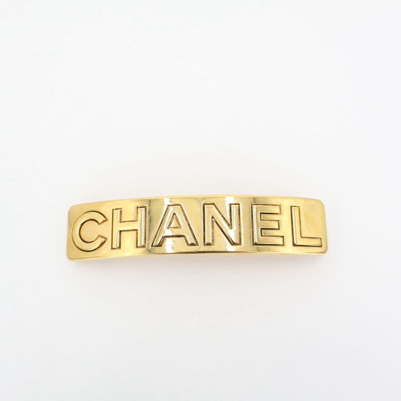 Chanel Logo Barrette Metal