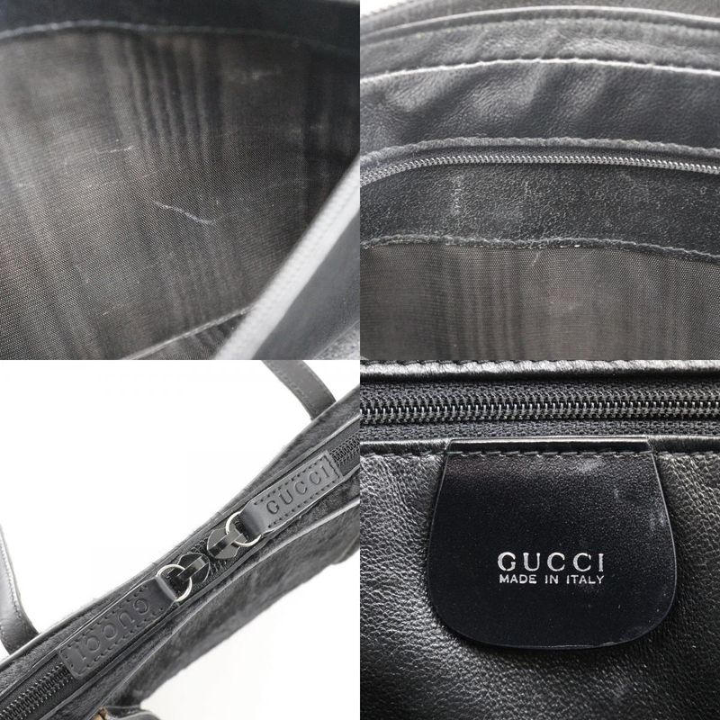 Gucci Old Gucci 000.2296.0528 Halaco Black Ladies Tote Bag