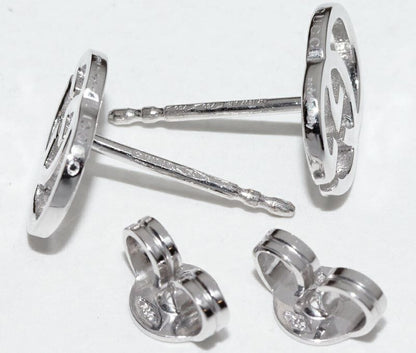 Gucci Earrings 18K White Gold GG Studded Earrings Online Limited 094074 J8502