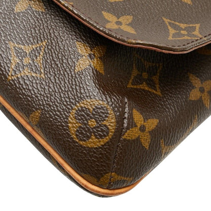 Louis Vuitton Monogram Musette Salsa Short M51258 Brown PVC Leather Women Louis