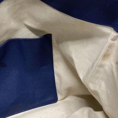 Loewe Shoulder Bag Flamenco Hobo Navy Leather