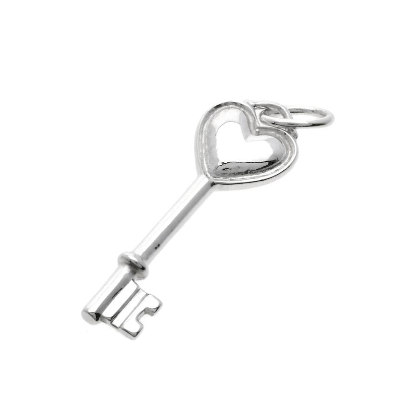 Tiffany & Co Heart Key Pendant Top SV Ladies