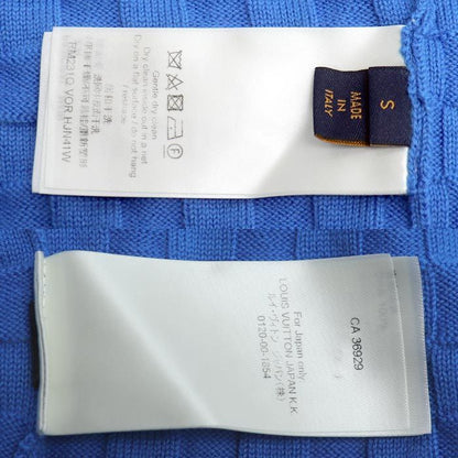 Louis Vuitton Damier Cardigan Blue Rm231q VOR Hjn41w Ca36929 S Men's Preowned