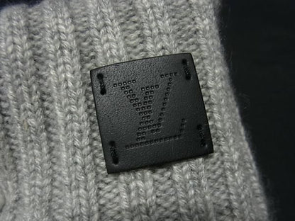 Louis Vuitton Damier 100% Cashmere Gon Helsinki Gloves Women's Grayish