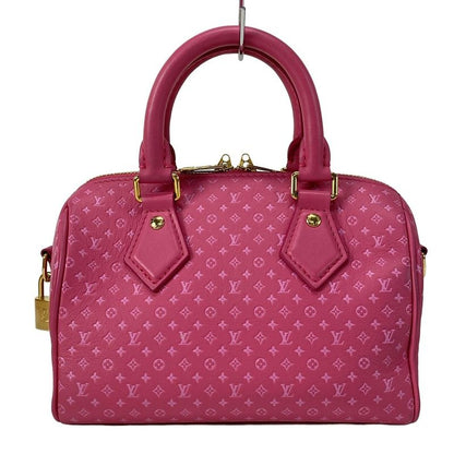 Louis Vuitton Handbag Nanogram Speedy Bandoliere 20 M22286 Rose Leather Cowhide