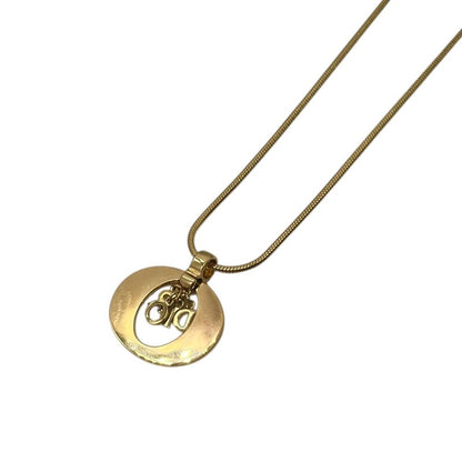 Christian DIOR Necklace Snake Chain Gold Plated Gold