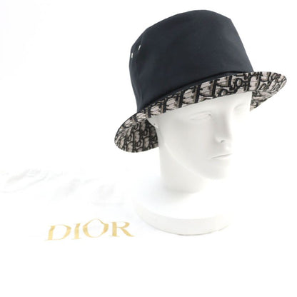 Christian DIOR 95tdd923a130 Teddy-d Obscure Pattern Bob Hat Black 58 Storage