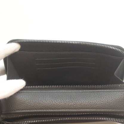 Louis Vuitton M59161 Grain Calf Alfa Wearable Wallet Shoulder Bag Noir Black