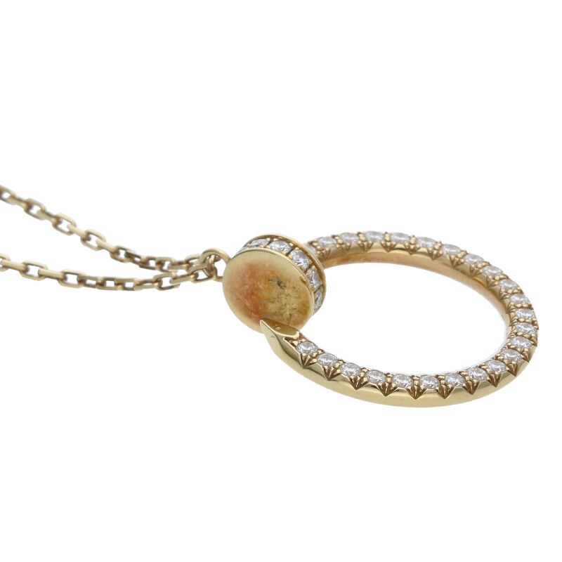 Cartier Juste UN CLOU Neclace Juste Un Clou 18K Yellow Gold Diamond Necklace