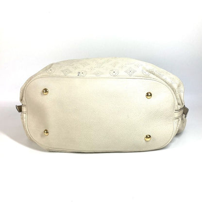 Louis Vuitton Shoulder Bag XL M95548 Monogram Mahina Leather Gris Beige
