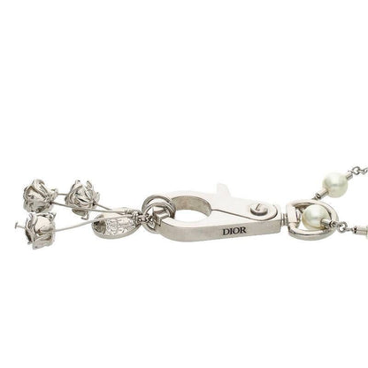 Dior Clip Design Pearl Necklace Men's