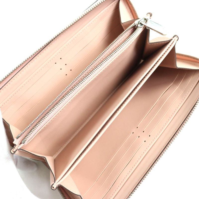 Louis Vuitton M61868 Mahina Monogram Zippy Wallet Long Wallet Magnolia Storage