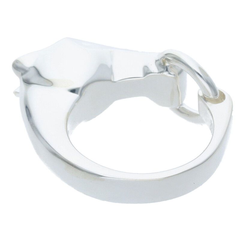 Hermes Galop Ring Galop Silver Ring Men's 56 Size 16