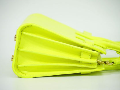 Authentic Saint Laurent Baby Sac De Jour 2WAY Shoulder Bag Handbag Pochette