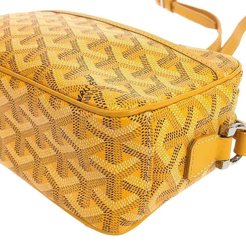 Goyard - Capvert Leather Logo Shoulder Bag - Unisex - Mustard - Ladies