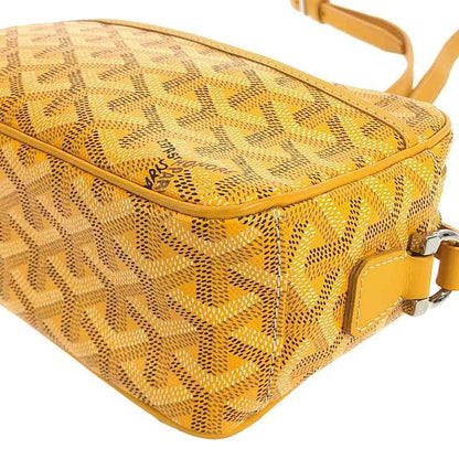 Goyard - Capvert Leather Logo Shoulder Bag - Unisex - Mustard - Ladies