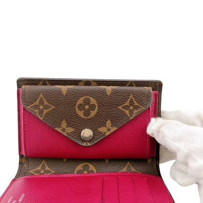 Louis Vuitton M60494 Monogram Portefeuille Marillet Compact Trifold Wallet With