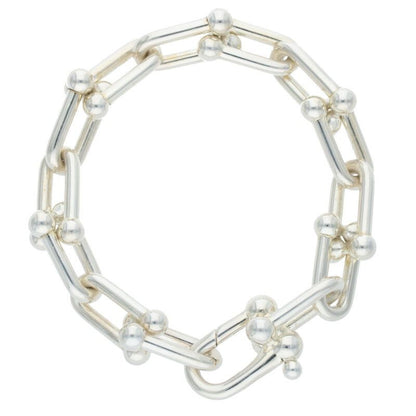 Tiffany & Co Hardwear Hardware Large Link Silver Bracelet Men's L