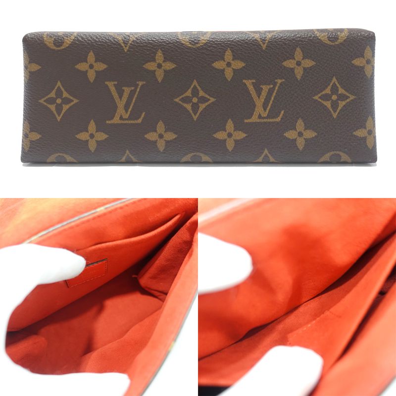 Louis Vuitton Rocki-bb Handbag M44322 Monogram Brown Gold Hardware 2WAY