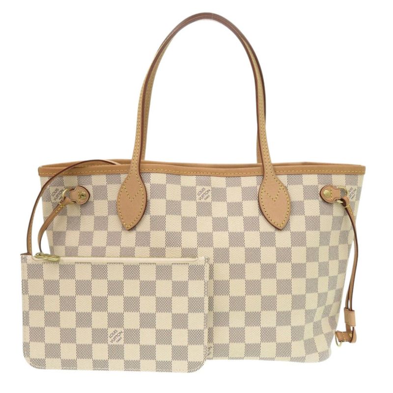 Louis Vuitton Neverfull PM Damier Azure N41362 Tote Bag LV 1042 Louis Vuitton