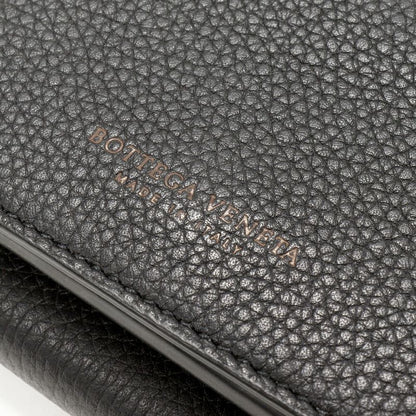 Bottega Veneta Tiny Wallet With Coin Purse Black Calf Leather 609285 Vcp51 8803