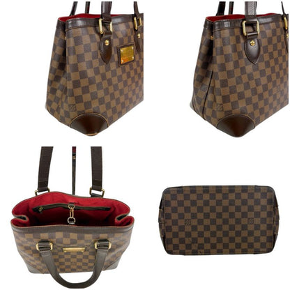 Louis Vuitton Louis Vuitton Damier Leather Ebène Hampstead PM Mini Tote Handbag