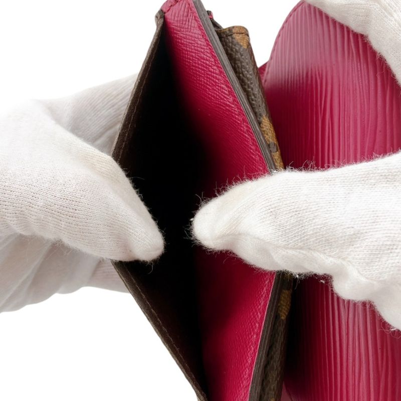 Louis Vuitton M60494 Monogram Portefeuille Marillet Compact Trifold Wallet With