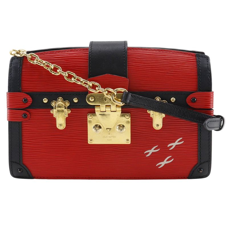 Louis Vuitton Trunk Clutch 2WAY Clutch M51697 Epi Leather Rouge Red Ladies