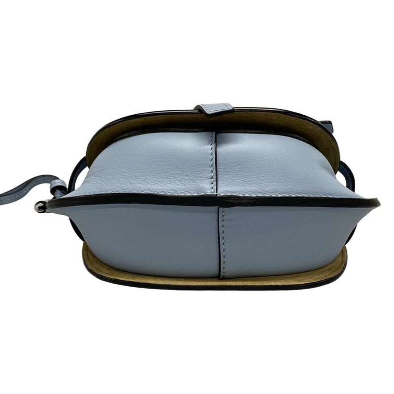 Loewe Shoulder Bag Gate Dual Bag Mini C565r41x04 Light Blue Jacquard Strap