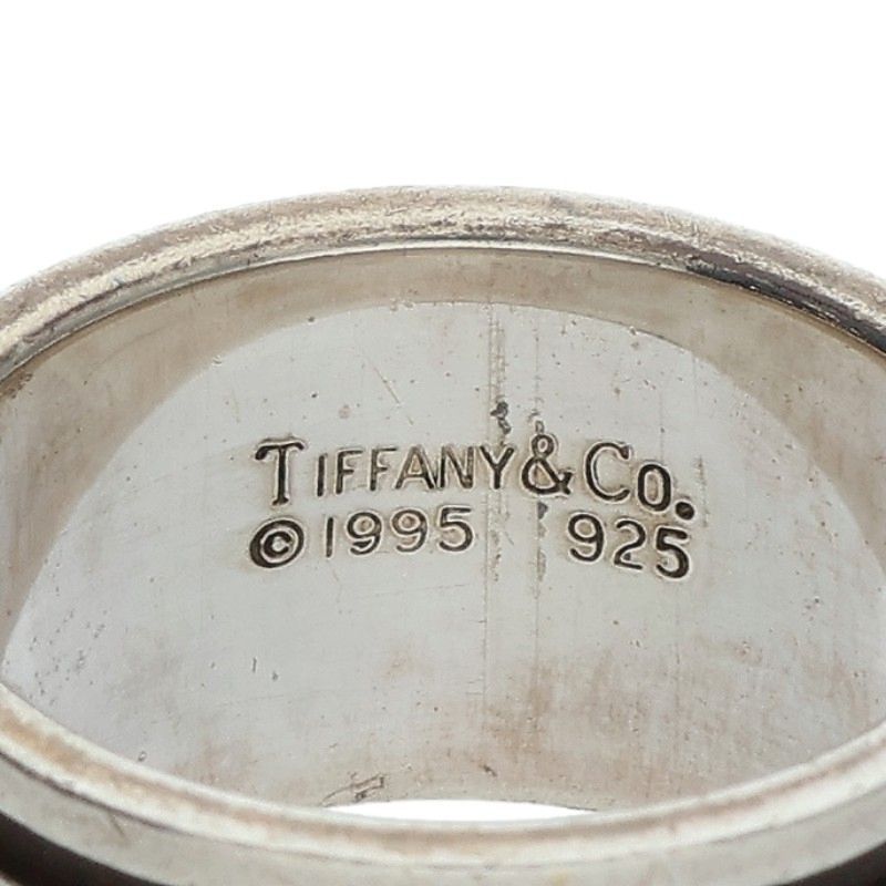 Tiffany & Co Atlas Wide Silver Ring Men's Size 14