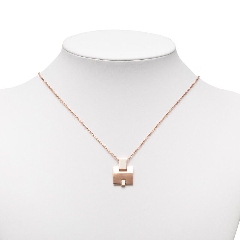 Hermes Irene Pink Gold White Plated Ladies Hermes
