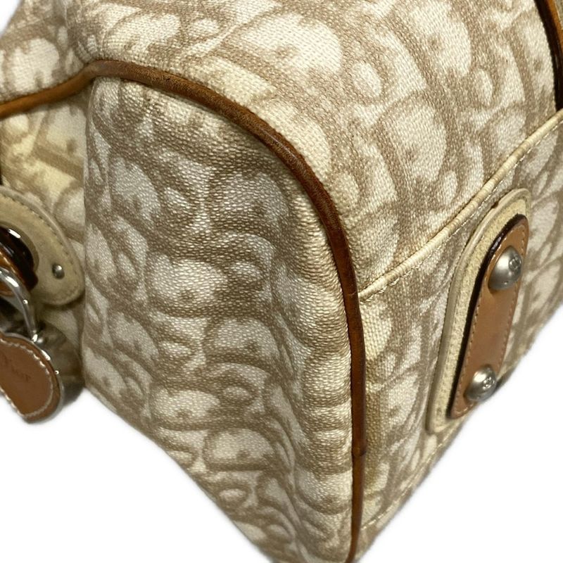 Dior/christian Dior Handbag Romantictrotter Lcs44706 Ivory X Beige X Brown
