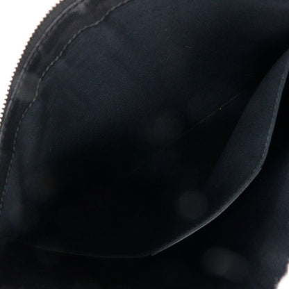 Balenciaga Navy Clip M 373834 Lambskin Black Unisex Clutch Bag