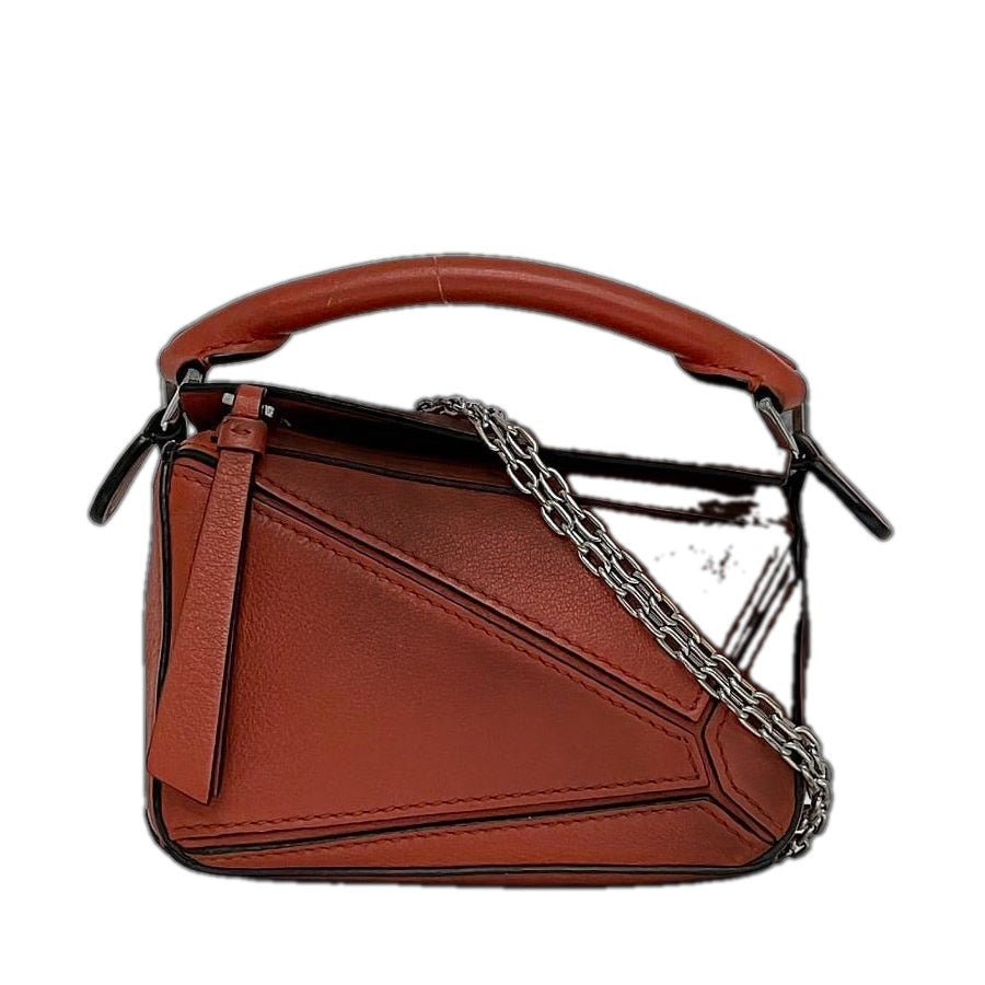 Loewe 2-Way Mini Shoulder Nano Puzzle Bag Orange