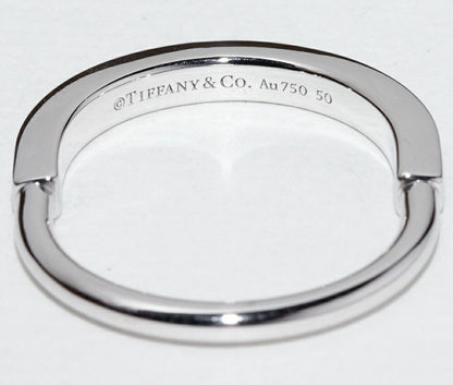 Tiffany & Co Ring 18K White Gold Lock Ring