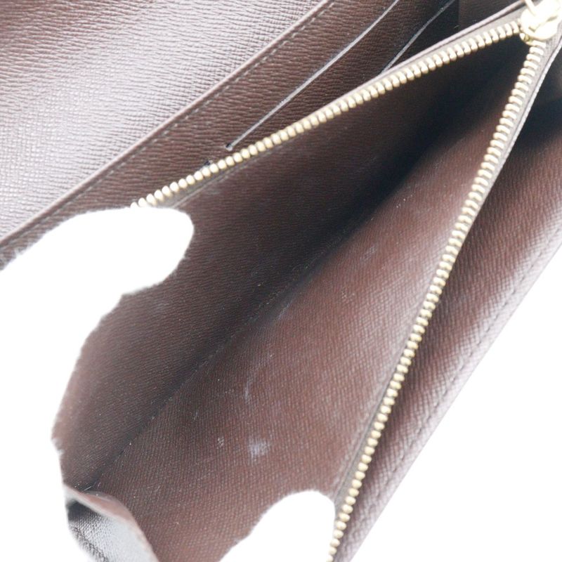 Louis Vuitton Pochette Portmonnais Cles Di N61724 Damier Canvas Brown Ca0015