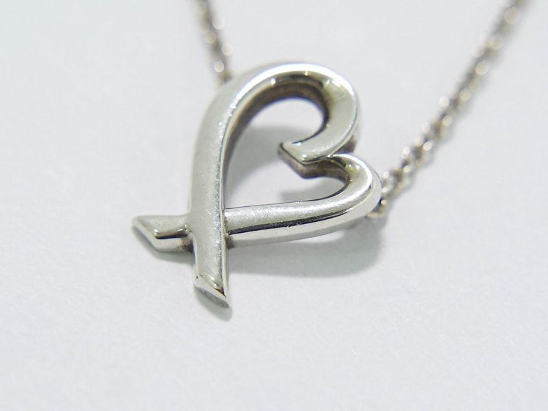 Authentic Tiffany & Co Tiffany & Co Loving Heart Ag925 Necklace Pendant Silver