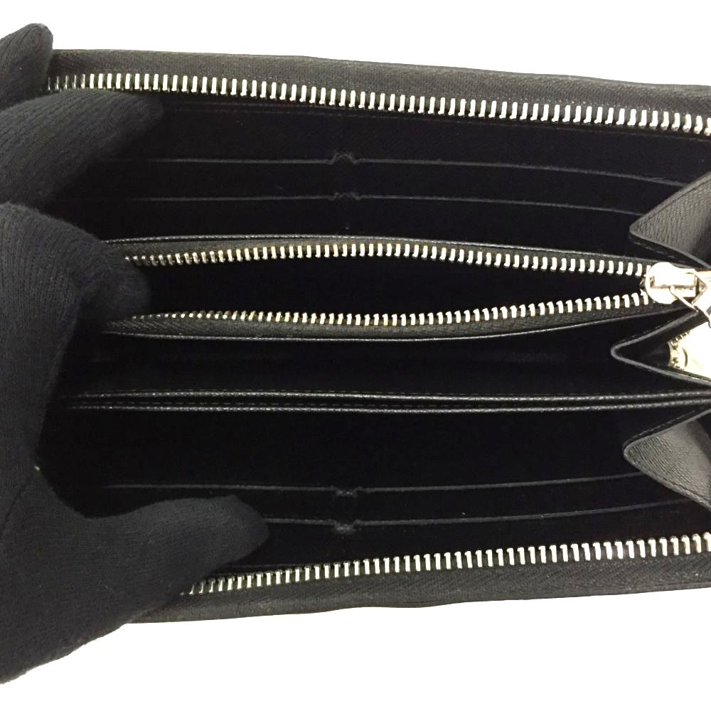 Louis Vuitton Epi Electric Round Zipper Long Wallet Scratch