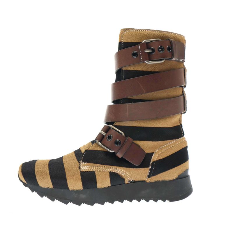 Loewe 19ss Halaco Belted Boots Brown 37