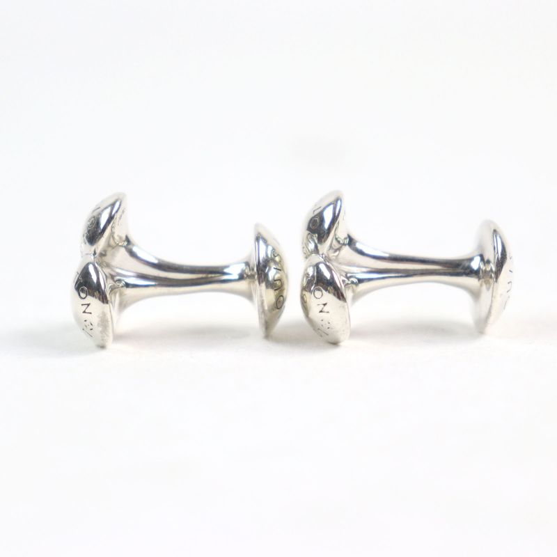 Louis Vuitton Bouton De Manchettes Bouquet De Clou Sv925 Logo Engraved Cufflinks